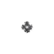 【現貨】Chrome Hearts 小號 十字架十字花 925純銀 耳環耳釘 CH克羅心 空哈：圖片 2