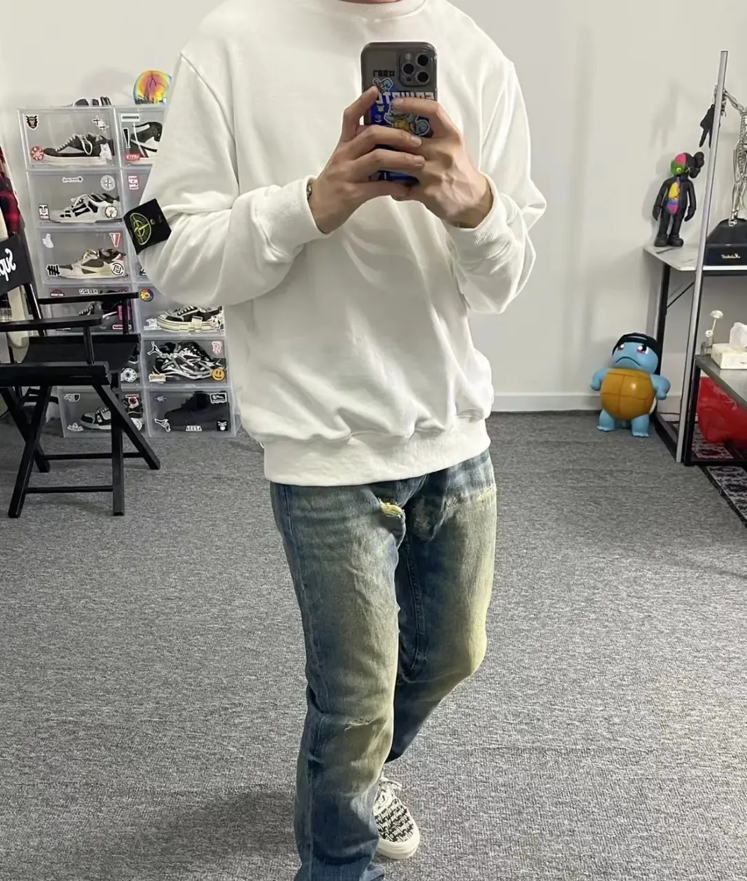 STONE ISLAND 23FW SWEAT CREW NECK 石頭島 大學T 大學踢 衛衣