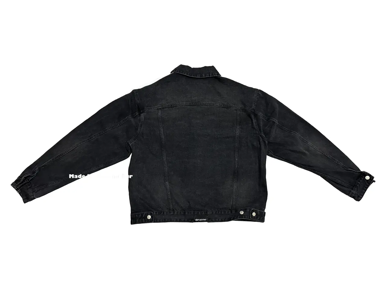 巴黎 BLC x AD 聯名 23SS 條紋 復古 牛仔外套 夾克 單寧