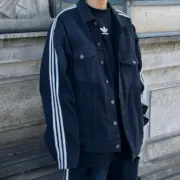 巴黎 BLC x AD 聯名 23SS 條紋 復古 牛仔外套 夾克 單寧：圖片 3