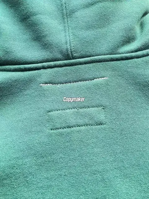 【預售】Sup x MM6 Maison Margiela SS25 聯名 火焰骷髏字母 拉鍊夾克連帽外套 黑色/綠色