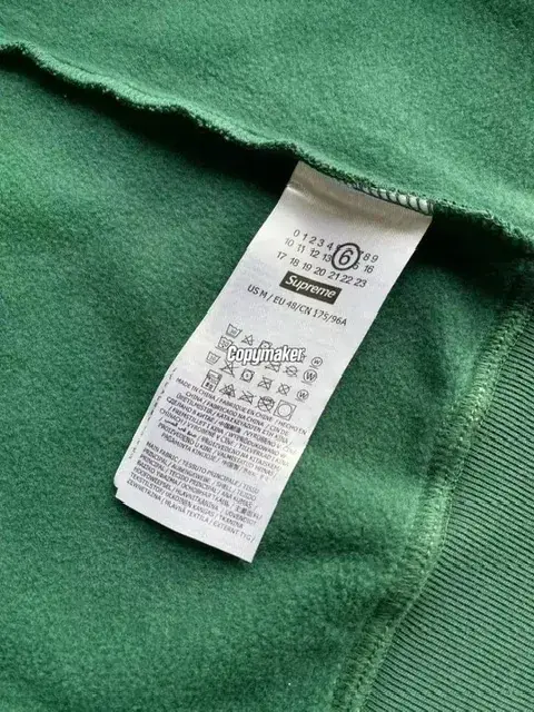【預售】Sup x MM6 Maison Margiela SS25 聯名 火焰骷髏字母 拉鍊夾克連帽外套 黑色/綠色