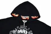 【預售】Sup x MM6 Maison Margiela SS25 聯名 火焰骷髏字母 拉鍊夾克連帽外套 黑色/綠色：圖片 17