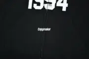 【預售】Sup x MM6 Maison Margiela SS25 聯名 火焰骷髏字母 拉鍊夾克連帽外套 黑色/綠色：圖片 23