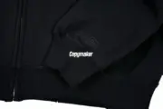 【預售】Sup x MM6 Maison Margiela SS25 聯名 火焰骷髏字母 拉鍊夾克連帽外套 黑色/綠色：圖片 26