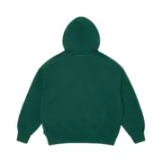 【預售】Sup x MM6 Maison Margiela SS25 聯名 火焰骷髏字母 拉鍊夾克連帽外套 黑色/綠色
