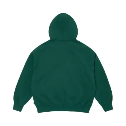 【預售】Sup x MM6 Maison Margiela SS25 聯名 火焰骷髏字母 拉鍊夾克連帽外套 黑色/綠色