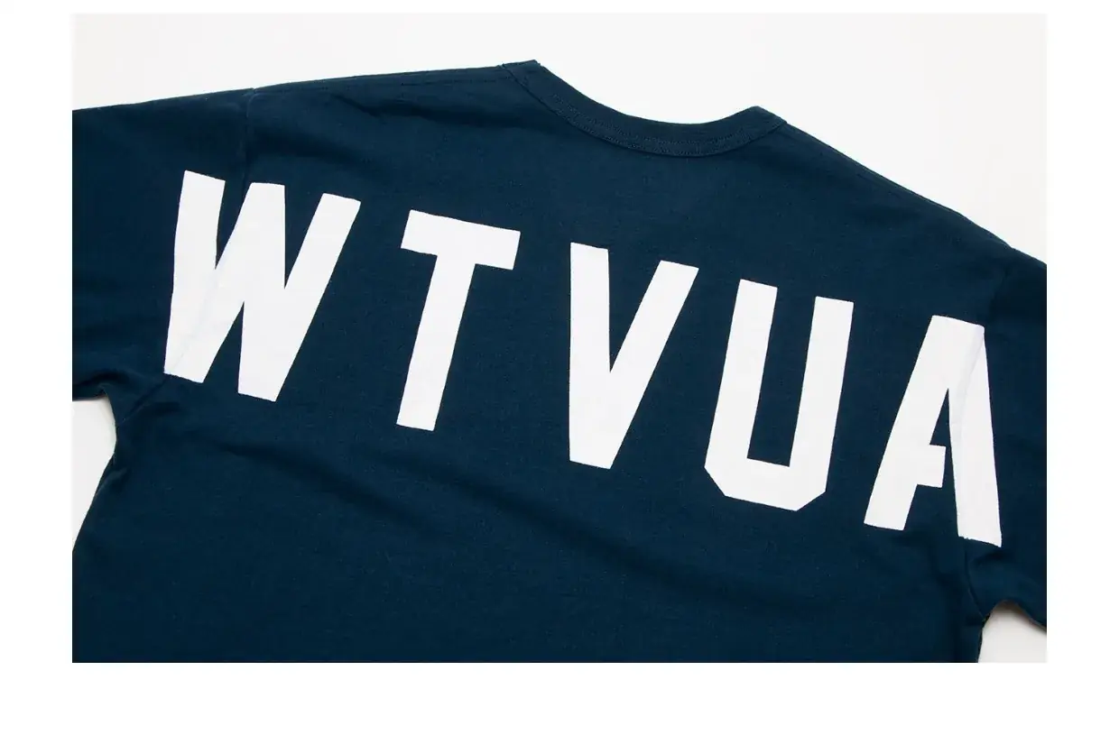 WTAPS 23SS STENCIL WTVUA 後背字母 刺繡印花 短袖T恤 寬鬆廓形