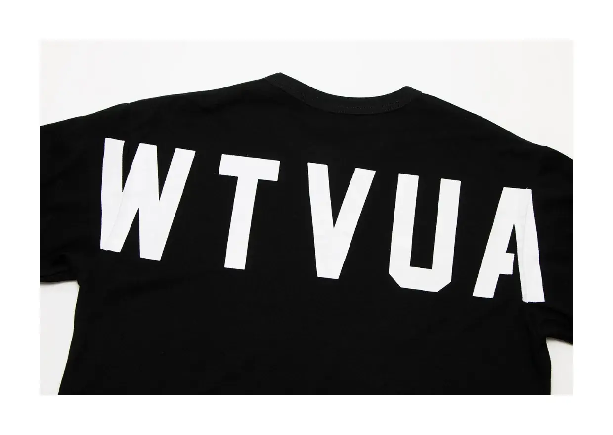 WTAPS 23SS STENCIL WTVUA 後背字母 刺繡印花 短袖T恤 寬鬆廓形