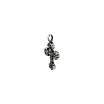 【現貨】Chrome Hearts 經典款 火焰十字架 項鍊吊墜 CH克羅心 白銅/925純銀 小號