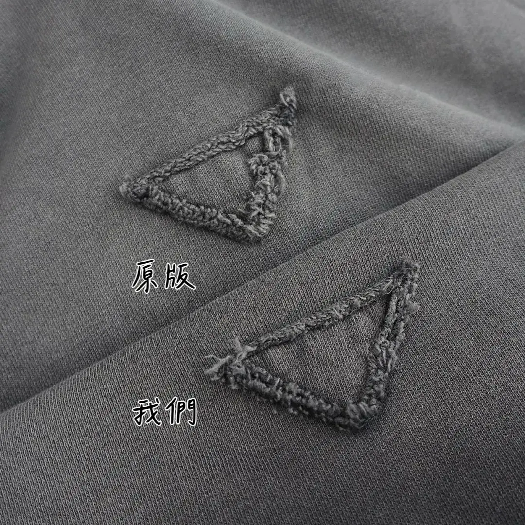 PRA 23FW Ripped-Triangle 三角標 漸變漸層褪色 水洗煙燻 衛衣大學T長袖