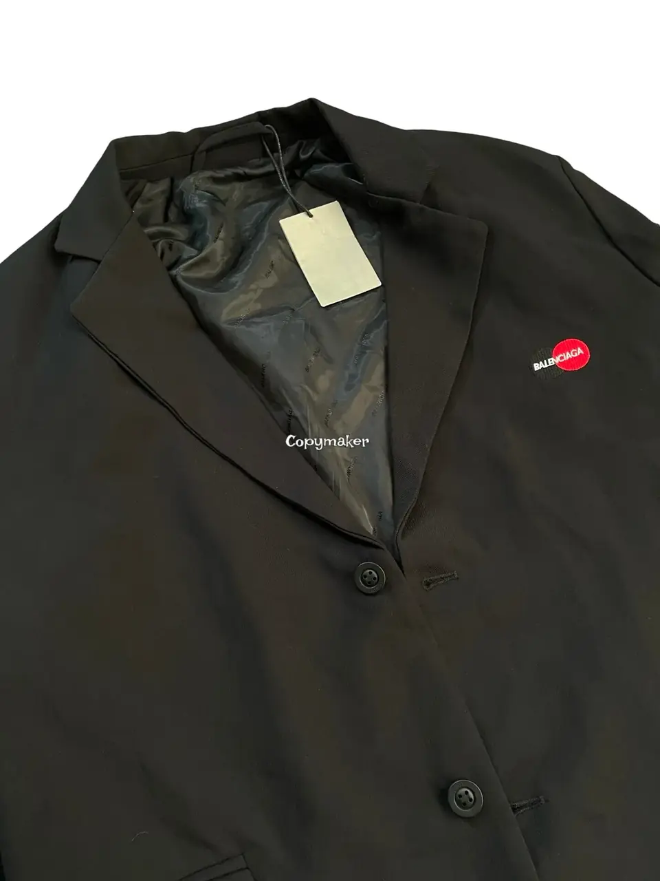 【現貨】巴黎 BLC 22FW 萬事達刺繡logo 復古 棉服西裝夾克外套