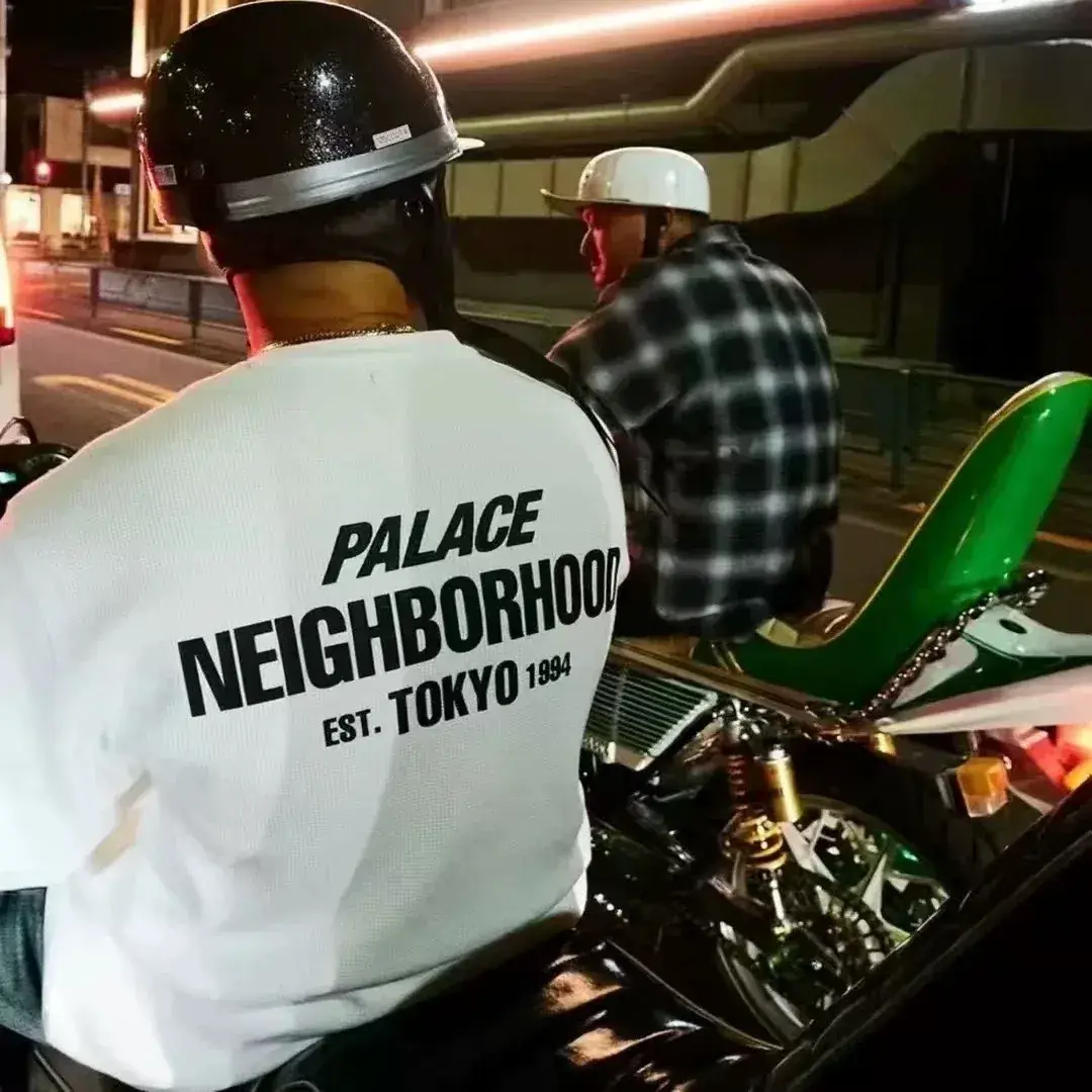 【預售】【雙11新品】NEIGHBORHOOD x PALACE 25AW 聯名 華夫格字母logo 長袖T恤衛衣 NBHD