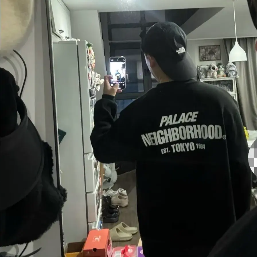 【預售】【雙11新品】NEIGHBORHOOD x PALACE 25AW 聯名 華夫格字母logo 長袖T恤衛衣 NBHD