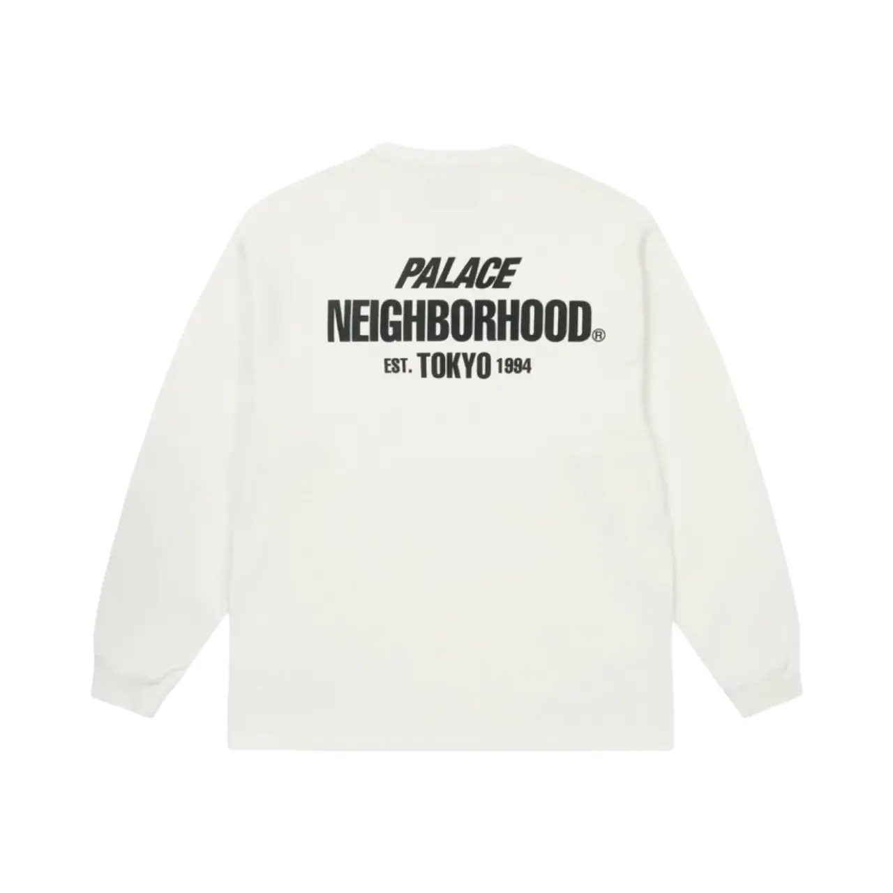 【預售】【雙11新品】NEIGHBORHOOD x PALACE 25AW 聯名 華夫格字母logo 長袖T恤衛衣 NBHD
