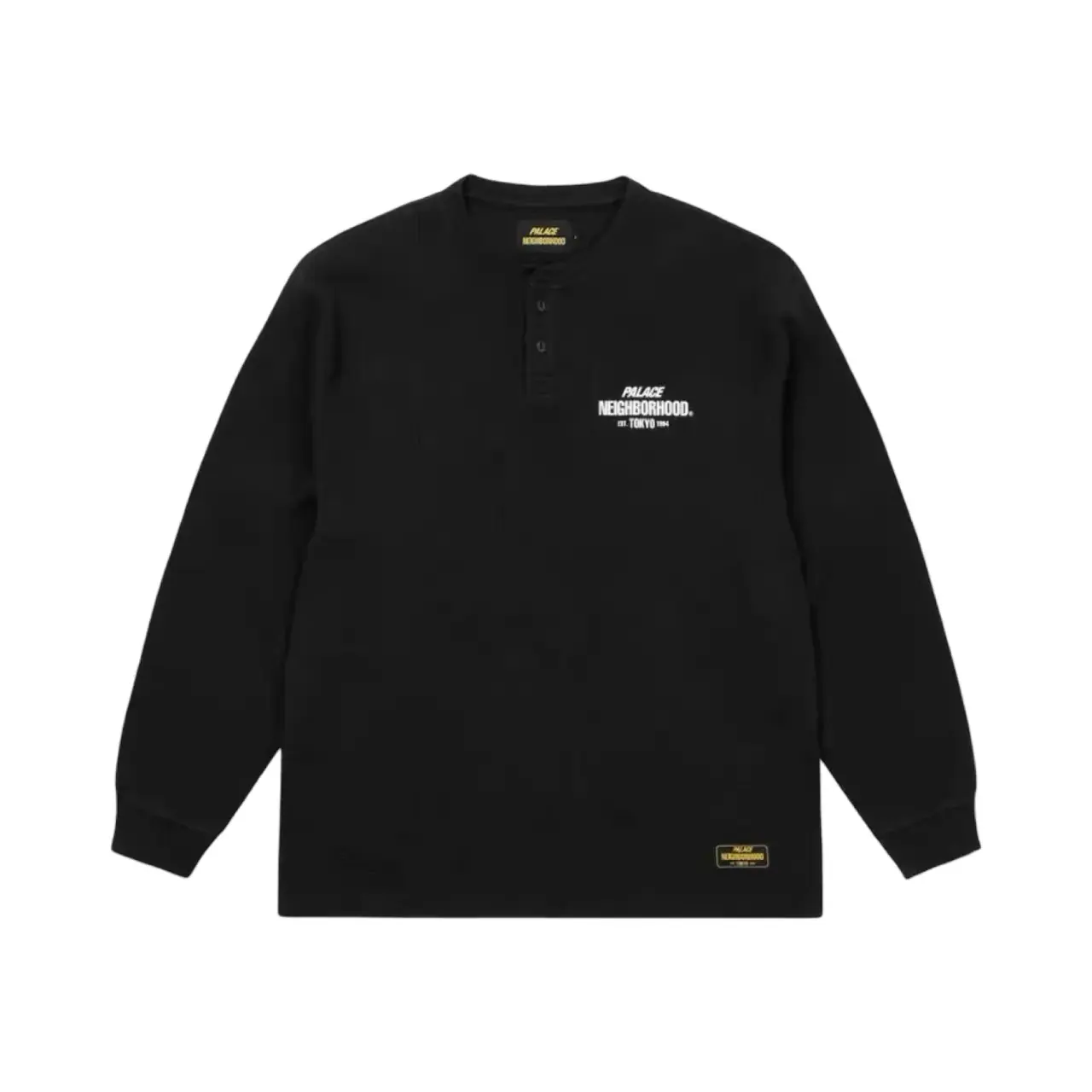 【預售】【雙11新品】NEIGHBORHOOD x PALACE 25AW 聯名 華夫格字母logo 長袖T恤衛衣 NBHD