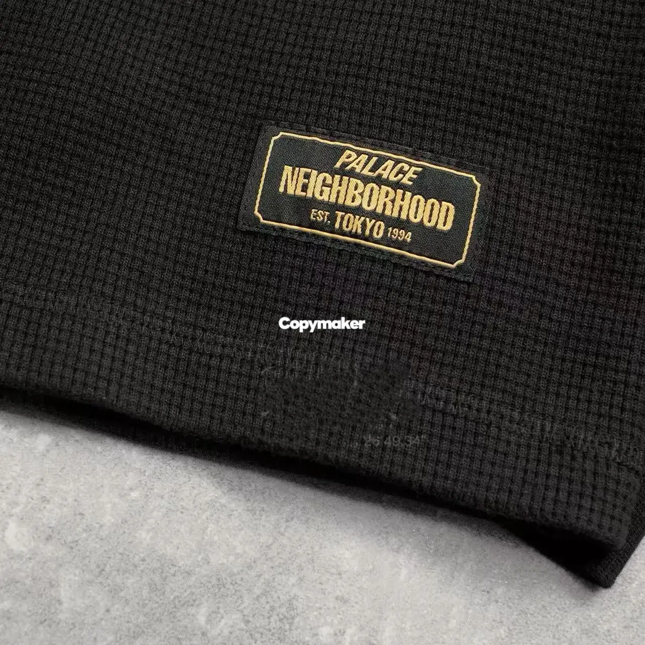 【預售】【雙11新品】NEIGHBORHOOD x PALACE 25AW 聯名 華夫格字母logo 長袖T恤衛衣 NBHD