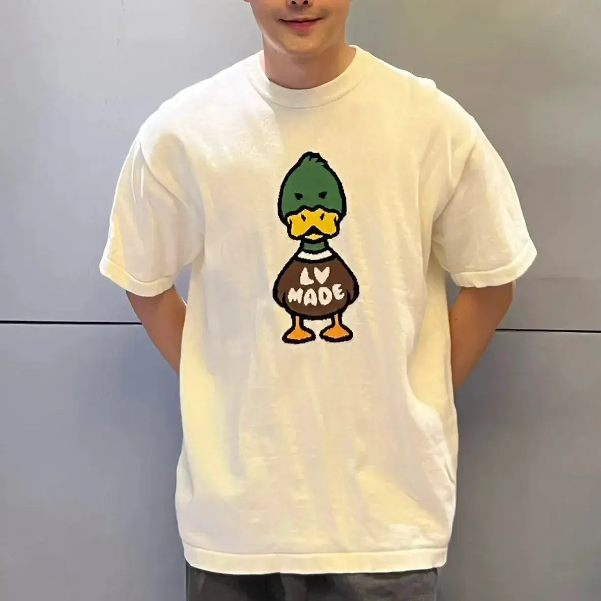 【現貨】1V x NIGO2 22SS 聯名款 綠頭鴨鴨子 短袖 T恤毛衣短袖針織