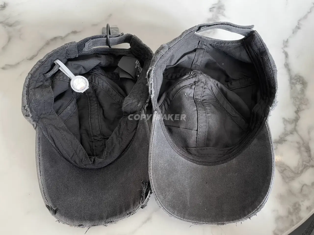 巴黎 BLC 22FW destroyed 大破壞做舊水洗刺繡logo 棒球帽老帽鴨舌帽帽子