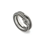 GUC 20SS Garden Snake Ring 花園系列 銀蛇靈蛇 戒指 尾戒 925純銀：圖片 4