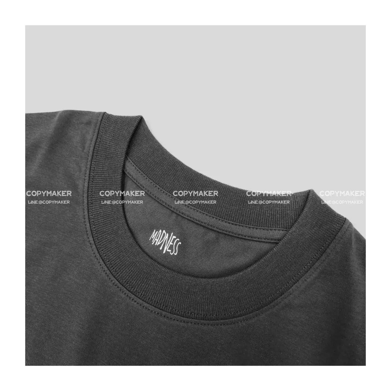 MADNESS 23SS 字母刺繡 簡約 混紡 工裝 短袖 T恤 mdns