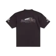 巴黎 BLC 24SS AI GENERATED T-SHIRT AI設計秀款 小破壞印花 短袖T恤：圖片 4