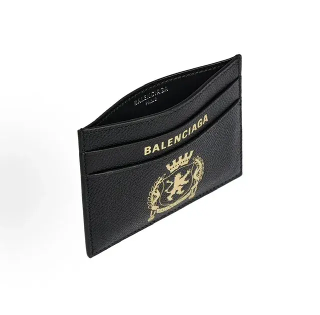 【現貨】【福利回饋】 巴黎 BLC 24SS Passport系列 燙金徽章 真皮 卡套卡包卡夾小包 牛皮 黑色
