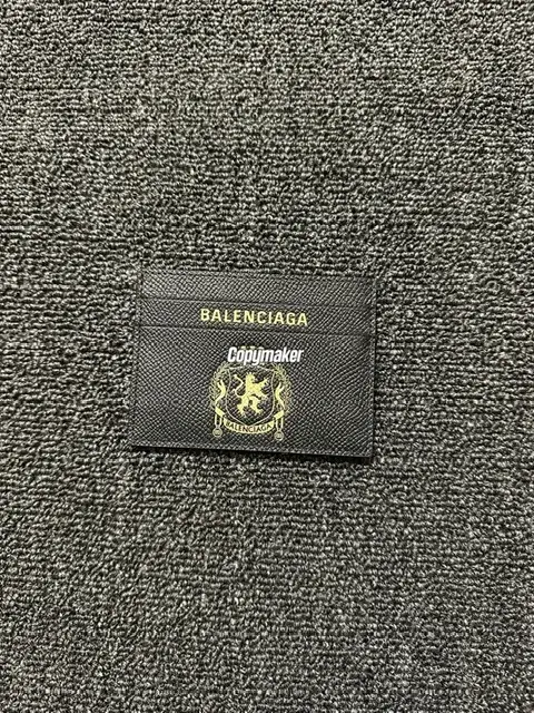 【現貨】【福利回饋】 巴黎 BLC 24SS Passport系列 燙金徽章 真皮 卡套卡包卡夾小包 牛皮 黑色