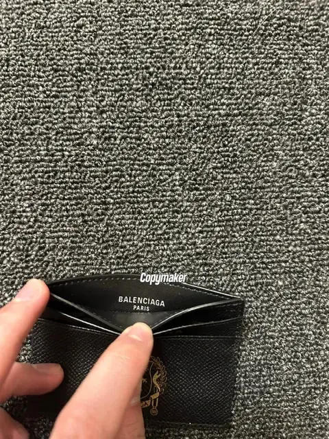 【現貨】【福利回饋】 巴黎 BLC 24SS Passport系列 燙金徽章 真皮 卡套卡包卡夾小包 牛皮 黑色