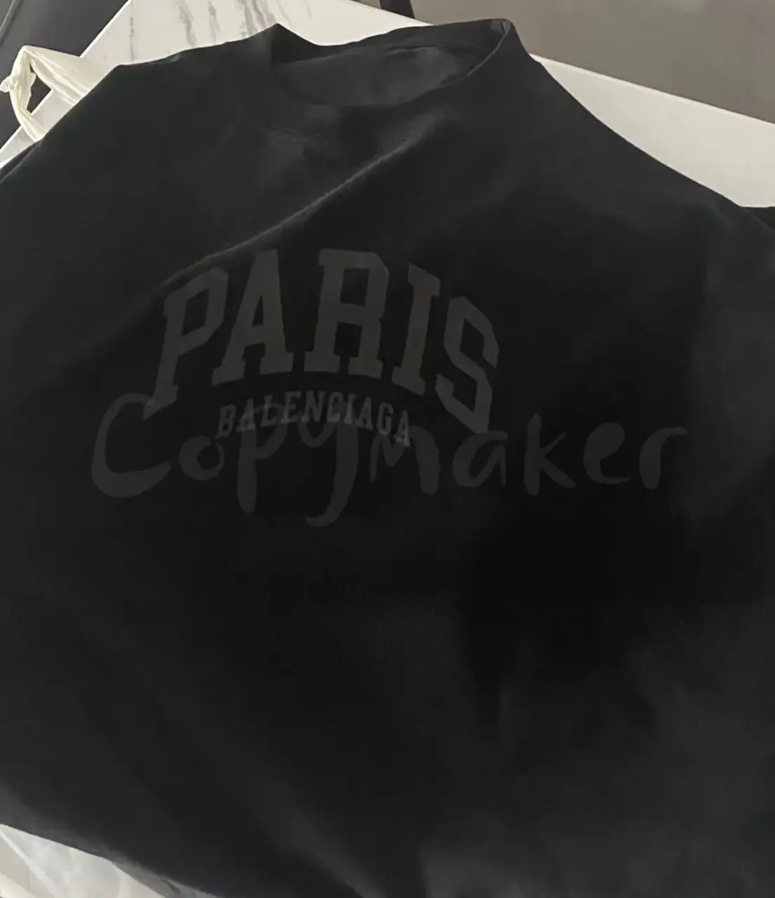 巴黎 BLC 23SS Paris 城市限定 印花 短袖T恤 活性黑