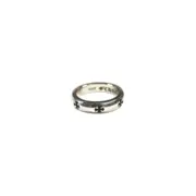 【預售】Chrome Hearts 凹十字花圓滑 白銅/純銀 戒指 克羅心